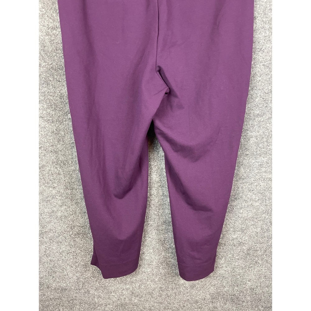 Torrid Ankle Pants Womens 2 Purple Excellent Stretch Pull On Side Slit Career - Picture 7 of 10